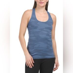 90 DEGREE BY REFLEX Camo Jacquard Seamless Tank Top. Activewear. Size XS. NWTS